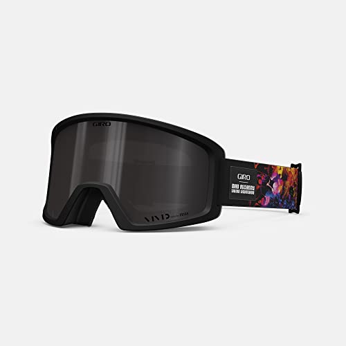 Giro Blok lunettes de ski noir orange avec verre fumé vif pour homme