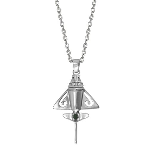 Image of Across The Puddle Colombian Emerald & Multi-Material Options | Quimbaya Flyer Pendant Necklace | Ancient Alien Golden Jets Collection