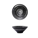 Elegante große Ramen-Schüssel aus unzerbrechlicher Keramik, Mehrzweckschüssel, wiederverwendbar, spülmaschinen- und mikrowellengeeignet, als Geschenk for Partys und Camping(3# 1pcs,8 in)