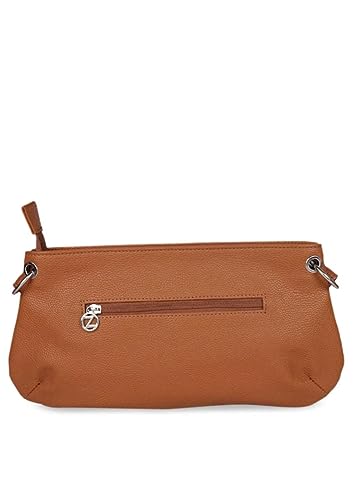 Image of Solid Sling Bag| Side Sling Bags For Women's Ladies| Sling Bag for Office and College| Leather Mobile Sling Bag For Women |Stylish Bags For Girls Daily Use (Tan)