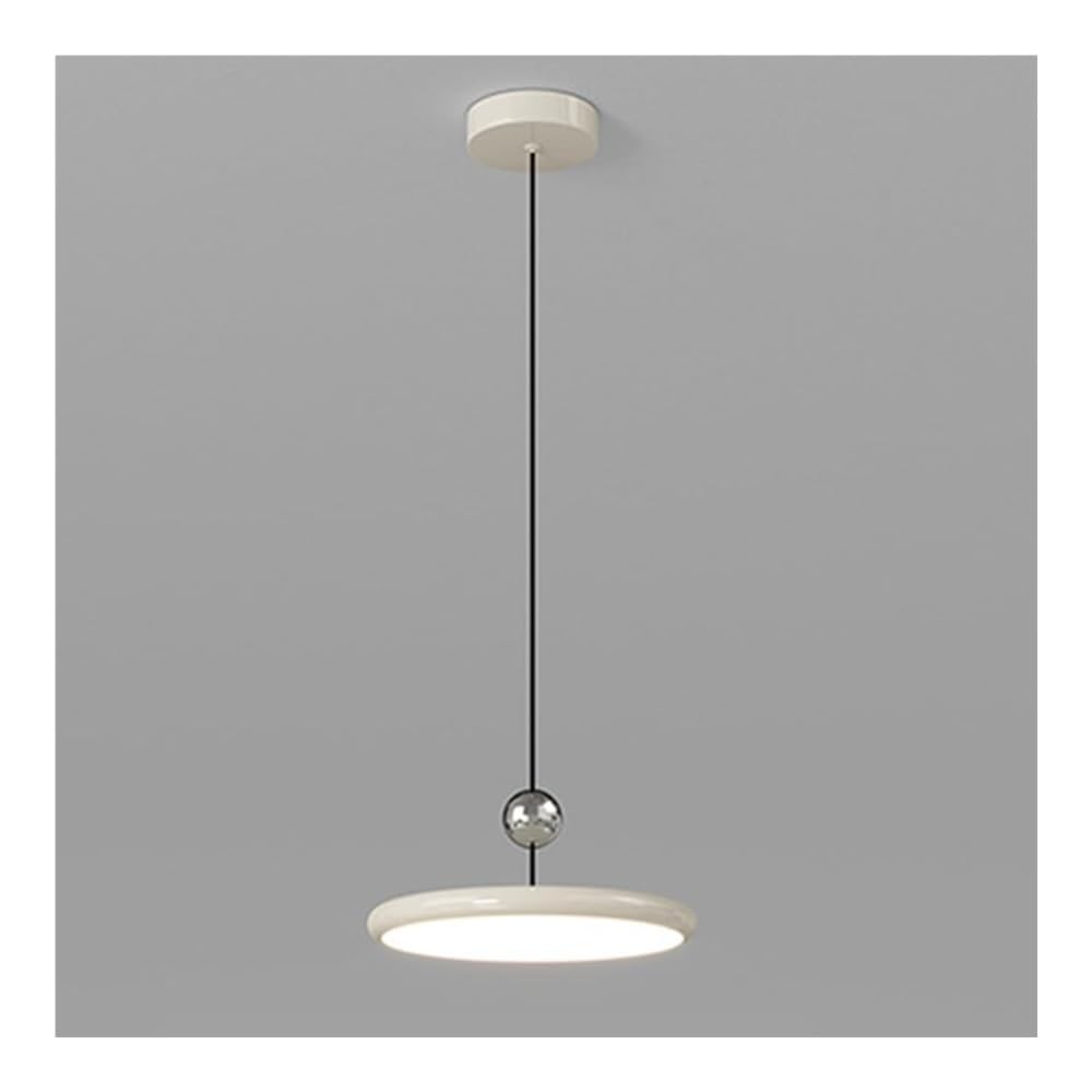 Lustre moderne LED pour îlot de cuisine - Plafonnier salle à manger blanc