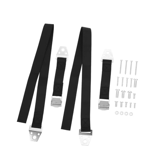 Correa de seguridad para muebles de TV, protección infantil de poliéster y aleación, 2 piezas
