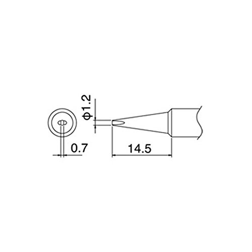 SolderFun T18 Soldering Tips For HAKKO FX-888D FX-888 FX-8801 FX-600 (T18-D12)