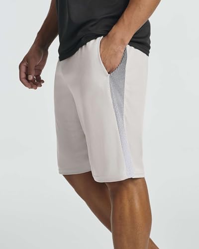 Image of Real Essentials Men's Active Athletic Performance Shorts with Pockets - 5 Pack