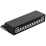 Compatibilité réseau polyvalente : parfait pour les applications de panneau de brassage CAT7, compatible avec les ordinateurs de bureau et le montage mural, prend en charge les serveurs, commutateurs, routeurs et autres équipements réseau. Idéal pour les réseaux domestiques, de bureau ou d'entreprise et le câblage structuré.