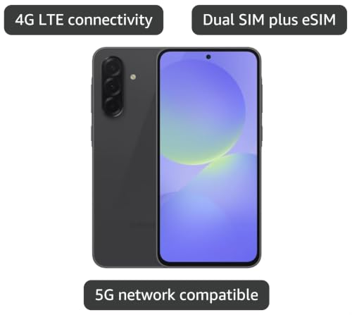 Image of Samsung Galaxy A36 5G 2025 | 128GB, Dual SIM | 6.7 inch 120Hz AMOLED, IP67 Water Resistant, Android 15 | International Model Factory Unlocked for T-Mobile & Global | 25W Fast Charger Bundle (Black)