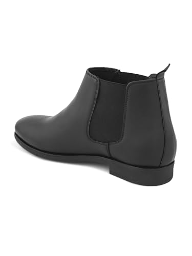 Image of FENTACIA Leather Chelsea Boots for Men | Men Ankle Slipon Boots
