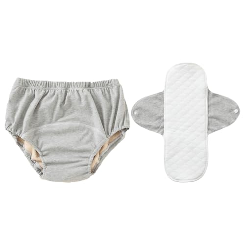 Maxtonser Pañales lavables para adultos, superabsorbentes, de algodón, reutilizables, a prueba de fugas, con almohadilla de inserción para ancianos postrados en cama