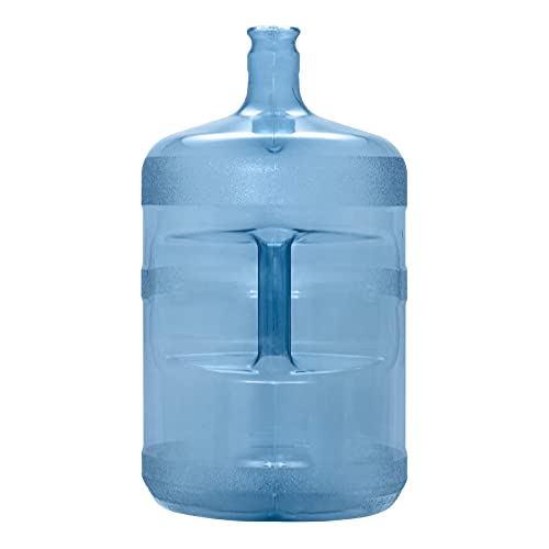 Image of Brio 5 Gallon Plastic Crown Cap Reusable Water Bottle Container