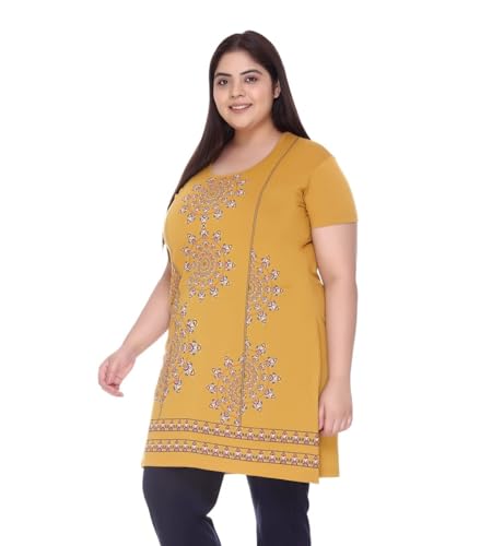 Image of In Love Women's Plus Size Cotton Printed T-Shirt with Pocket - Combo Pack of 2