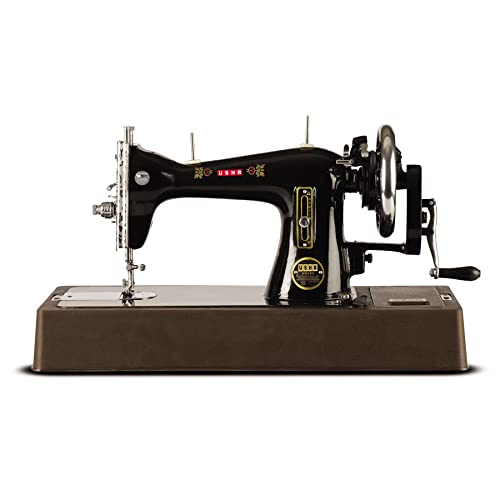 Saheli Usha Umang Hand Without Cover Sewing Machine with Free Scissor Worth Rs.350/=, Black