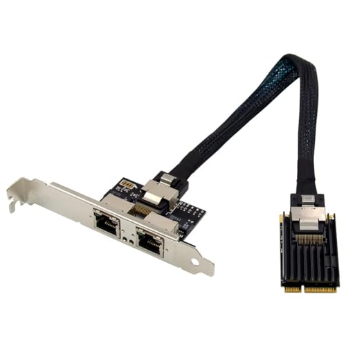 Tarjeta de doble puerto Ethernet Gigabit Mini PCI-e para máxima velocidad LAN 5