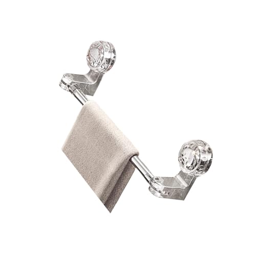 Toallero extensible para ahorrar espacio, adhesivo fuerte, soporte de ventosa, soporte fuerte para duchas y baños, estante expandible