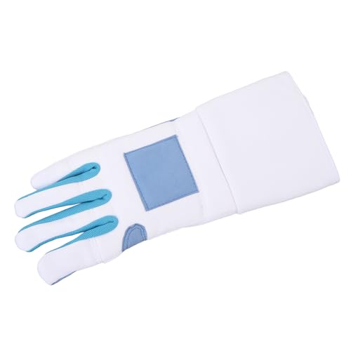 Jauarta Fencing Glove Right Hand Anti Slip Knitted Fabric Comfortable Fit Fencing Training Glove for Saber Foil Epee (S 110cm)