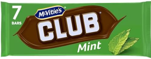 Jacobs Club Biscuits Mint 7 Pack 195g