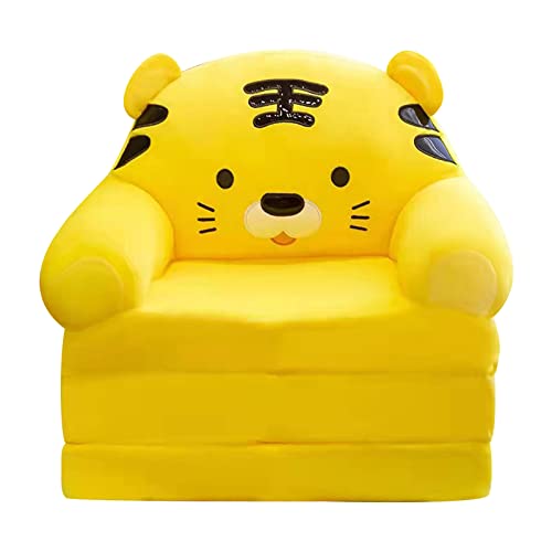 Solo La Funda De Sofá Plegable Para Niños, Funda De Bonito Sofá Perezoso De Dibujos Animados, Funda De Felpa Para Sofá Para Niños, Funda De Sofá Cama Abatible, Funda Para Sillón Con Respaldo Extraíble