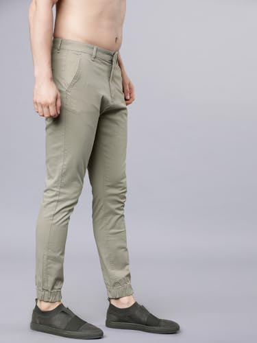 Image of Highlander Men's Tapered Fit Cargo Trousers| Stylish & Comfortable for Casual, Travel & Active Wear