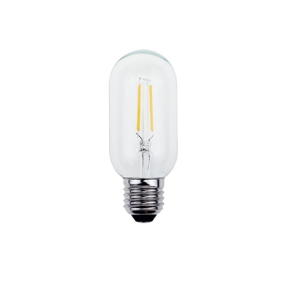 fengyan Casa bombillas 10pcs / lot AC220V E27 E14 Retro LED Bombilla de la lámpara de la bombilla del filamento de Edison C35 G45 T45 Bombilla de cristal Vintage lámpara de candelabros Familiar Lámpar