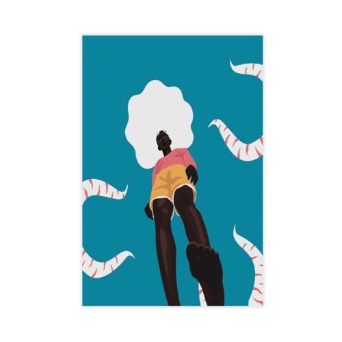 Tableau cowboys africains pour réveiller un mur blanc de salon