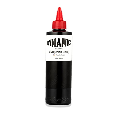 Dynamic Color Co. Union Black Tattoo Ink, 8 oz -