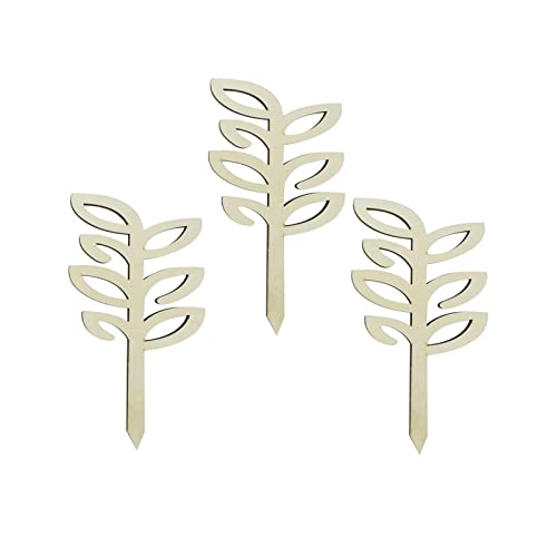 3 enrejados para Plantas de Interior, Mini Enrejado de Madera con Forma de Panal de Madera para jardín para Escalar | Plantas Bricolaje Escalada Enrejado Maceta Soporte para Plantas Stronrive