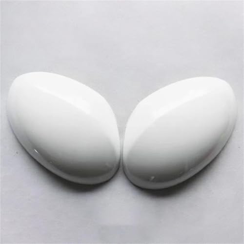 Couvercle rétroviseur pour Citroën C1 et Peugeot 107 (2006-2014) en blanc laqué - Coque 1 paire