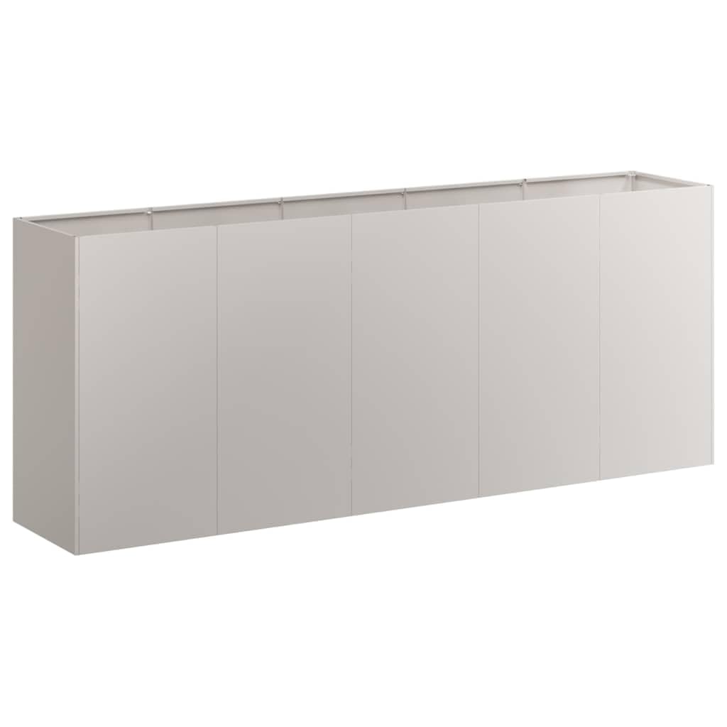vidaXL Pflanzkübel Rostig 200x40x80 cm Wetterfester Stahl, Pflanzschale, Garten-Garten-Pflanzkübel, Outdoor-Pflanzgefäß, Hochbeet, Pflanzgefäß