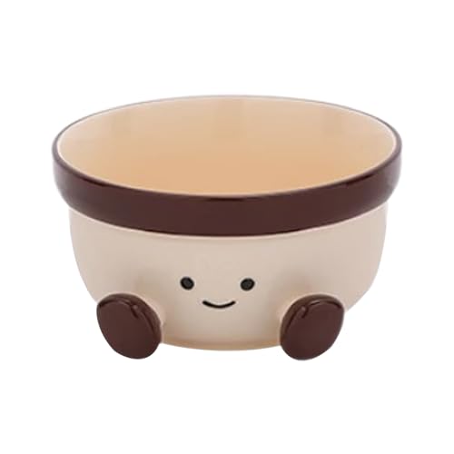 Genérico Bol de Fideos de Cerámica | 900ml Vajilla con Huella 3D y Caricatura,Tazones de Fideos para Uso Doméstico | para Universidad, Viaje, Hogar, Cocina, Comedor, Almuerzo, Cena y Comida