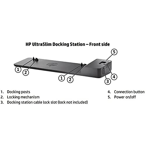 Image of HP UltraSlim Docking Station for EliteBook 820 and ProBook 650 Notebooks