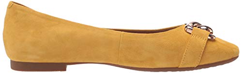 Aerosoles Women's Candice Ballet Flat, Yellow Suede, 7 #TOP5