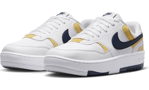 Nike Gamma Force Women's Shoes (HJ5997-101, White/Soft Pearl/Saturn Gold/Obsidian)2