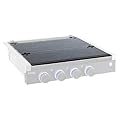 RecPro RV Glass Top for Three Burner Cooktop | Replacement and Greystone | Scratch and Heat-Resistant Cover