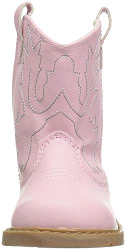 Baby Deer Round Toe Western Boot, Pink, 2 #TOP1