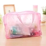 Maximieren Sie den Stauraum im Gepäck, reisen Sie organisiert und reduzieren Sie Unordnung mit diesen kleinen bis großen transparenten Reißverschluss-Reisetaschen, perfekt für Kosmetik, Toilettenartikel wie Buntstifte, Kunst- oder Bastelbedarf und so weiter.