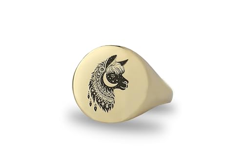 Bague chevalière alpaga personnalisée pour exprimer votre style unique