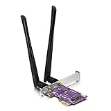 10Gtek PCIE X1-M.2/NGFF (A+Eキー) WiFi Bluetooth ワイヤレスモジュールアダプターカード デュアルバンド 2.4&5G 2X 5dBi アンテナ WiFi 5/6/6Eをサポート