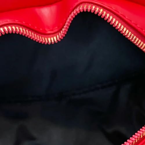 Bolso de hombro en forma de fresa con cuero de PU resistente y correa cómoda 6