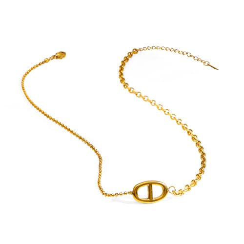 Image of Rubans Demi Fine Stainless Steel Pendant Chain Daily Gift for Women & Girls