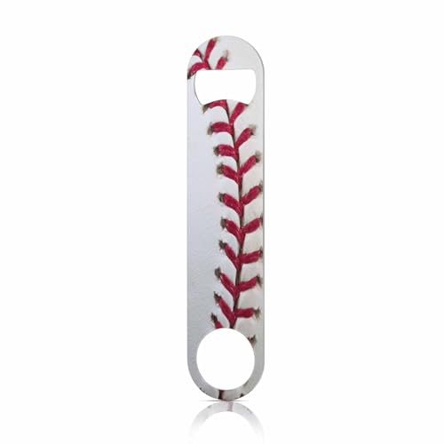 TASDANA Baseball Stitching Stainless Steel Bottle Opener