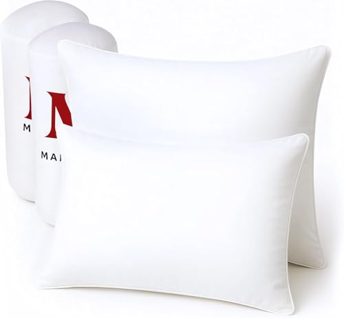 Luxury Hotel Down and Feather Pillow – Queen | Breathable