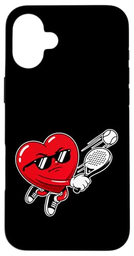 Love Padel ���킢���o�����^�C���f�[�n�[�g �X�}�z�P�[�X iPhone 16 Plus �p