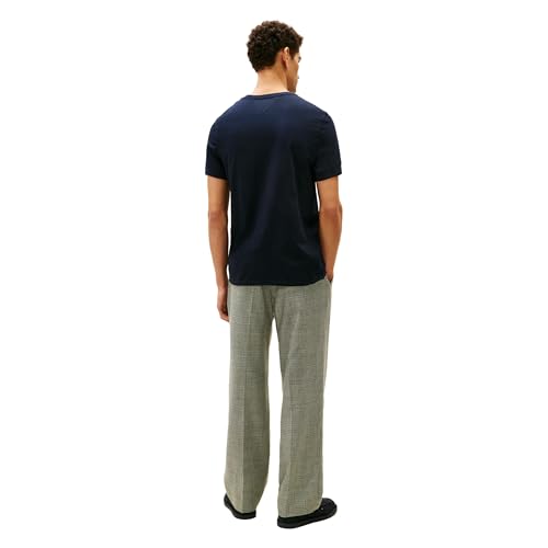 Image of Tommy Hilfiger Mens Flag Crew Neck T-Shirt