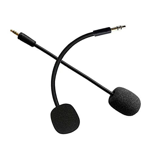 AMYYMA Ersatz-Mikrofon, 3,5 mm kompatibel mit Turtle Beach Ear Force Gaming Headsets für Xbox One PS4 PC Computer Gaming Kopfhörer 2 Stück
