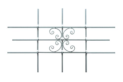 Fenstergitter Sicherheitsgitter Fenster feuerverzinkt 'Milo' 1200 x 690 mm