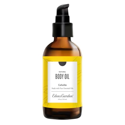 Edens Garden Cellulite Aromatherapy Body Oil (Made with Pure Essential Oils & Vitamin E- Great for Massage & Daily Skin Care), 2 oz