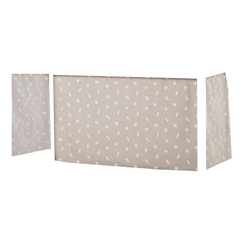 Hoppekids Pets Halbhochbettvorhang (70x160) inkl. Draht-Set und Haken für Kinderzimmer