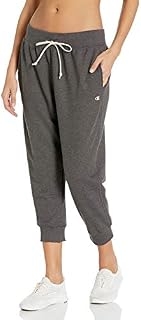Champion Women's French Terry Jogger Capri, Granite Heather, XL