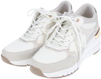HIMIKO 640014 6cm Heel, Sparkling, Style Up, Cushion, Water Repellent, 2.4 inches (6 cm) Beautiful Legs Heel Up Sneakers