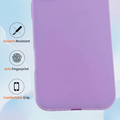 Image of for Xiaomi 17 Case Precise Camera Cutouts Soft TPU Shockproof Phone Cover - Purple