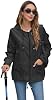 Chaqueta de lluvia para mujer Hount, ligera, impermeable, plegable, con capucha 8